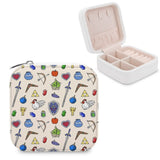 Pattern Jewelry Storage Box Organizer Travel Portable Jewelry Case Boxes