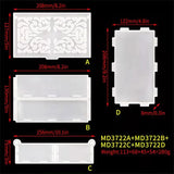 Pattern Storage Box Resin Silicone Mold DIY Home Decoration Epoxy Jewelry Making