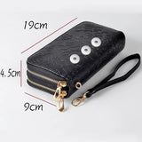 Multicolor Leather Clutch Snap Jewelry for 18mm Snaps