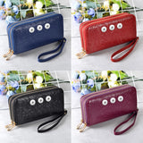 Multicolor Leather Clutch Snap Jewelry for 18mm Snaps