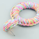 Summer Raffia Round Dangle Earrings Women's Earrings