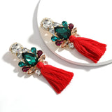 Pauli Manfi Tassel Alloy Dangle Earrings
