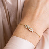 Pav? Name Bracelet - Personalized Name Bracelet