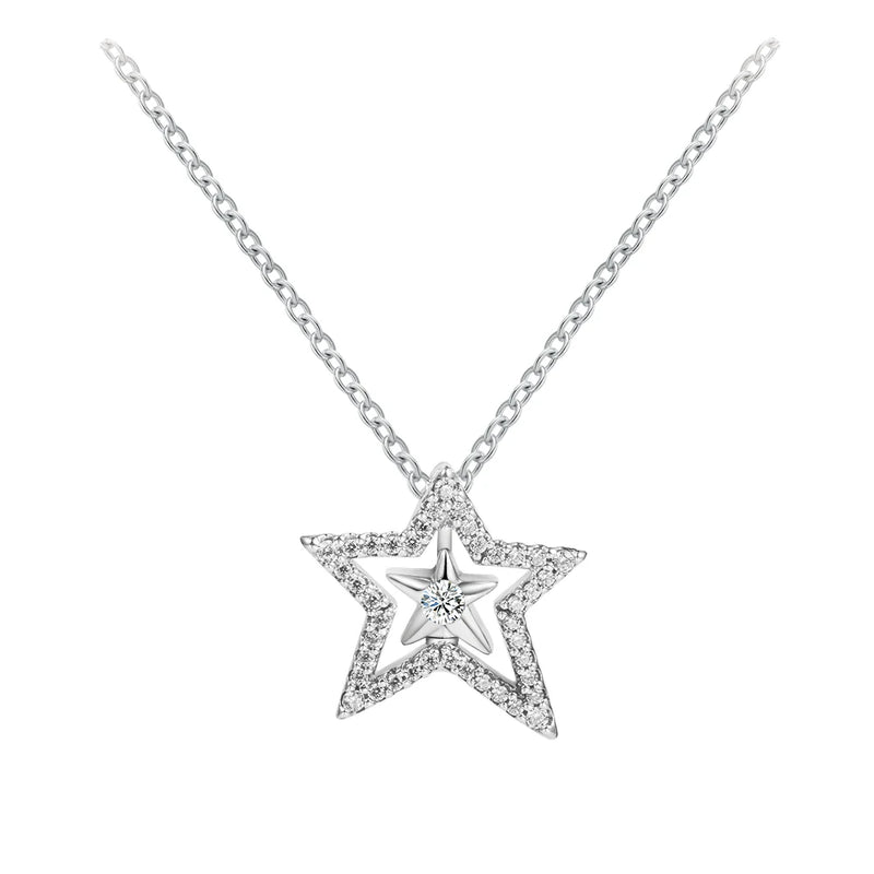 Asymmetric Star Necklace Winter Gift for Lover Woman DIY Jewelry Making