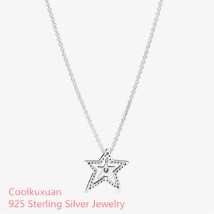 Asymmetric Star Necklace Sterling Silver Chain Jewelry Making