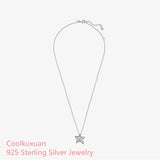 Asymmetric Star Necklace Sterling Silver Chain Jewelry Making
