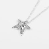 Asymmetric Star Collier Necklace Sterling Silver Chain Jewelry Making