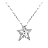 Asymmetric Star Collier Necklace Sterling Silver Chain Jewelry Making