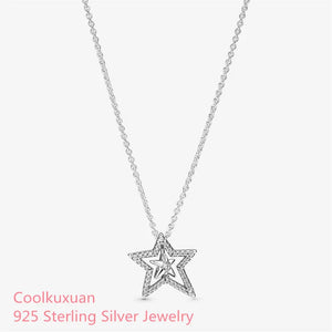 Asymmetric Star Necklace Sterling Silver Chain Jewelry Making