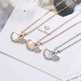 S925 Silver Jewelry Women Necklace Girl Lady Birthday Gift