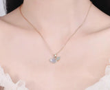 S925 Silver Jewelry Women Necklace Girl Lady Birthday Gift