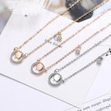 S925 Silver Jewelry Women Necklace Girl Lady Birthday Gift