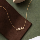 Custom Diamond Name Necklace, Personalized Gift for Her