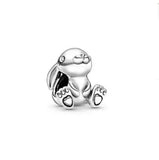 925 Silver Four-leaf Clover Charms for Bracelets