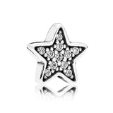 Heart Star Daisy Flower Locket Charm 925 Sterling Silver Beads