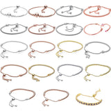 925 Sterling Silver Bead Bracelet with Heart & Star Charms