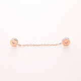 Rose Sparking Beads Safety Chain for European Bracelets DIY