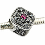Fairytale Treasure Crystal Bead for Charms Bracelets Silver 925 Jewelry DIY