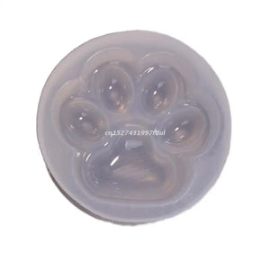 Paw Shape Epoxy Mold Catie Footprint Resin Casting Silicone Mold