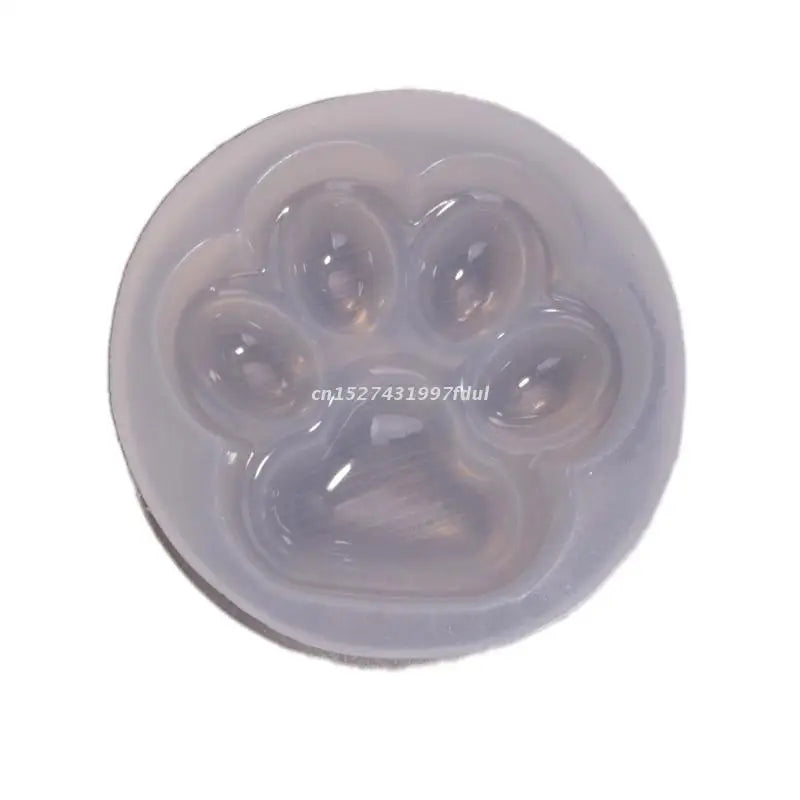 Paw Shape Epoxy Mold Catie Footprint Resin Casting Silicone Mold