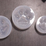 Paw Shape Epoxy Mold Catie Footprint Resin Casting Silicone Mold