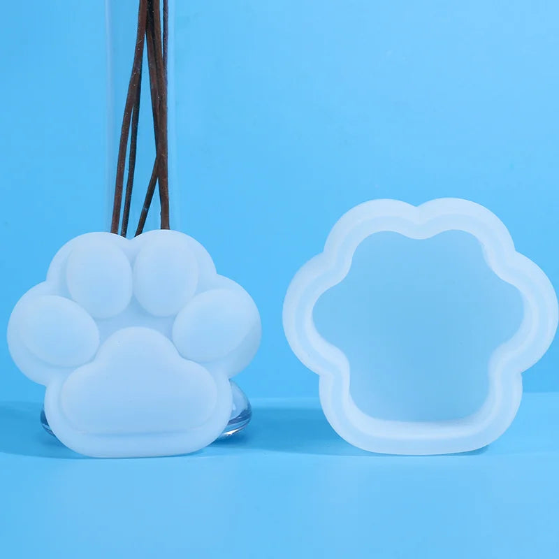 Paw Storage Box Resin Molds DIY Jewelry Epoxy Resin Moulds