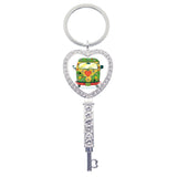 Heart Shaped Pendant Keychain - Birthday Party Gift Jewelry