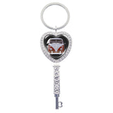 Heart Shaped Pendant Keychain - Birthday Party Gift Jewelry