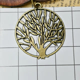 Peace Tree Necklace Women European American Coconut Shell Pendant