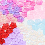 Glass Flower Fairy Beauty Gradient Flower Hat Petal DIY Jewelry