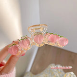 Peach Hairpin Large Clip Shark Clip Female Hair Accessories