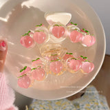 Peach Hairpin Large Clip Shark Clip Female Hair Accessories