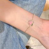 Peach Pearl Bracelet Girls' Sense of ins Jewelry Classmates Girlfriend Joker