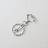 Peach Heart Star Keychain DIY Accessories Lobster Clasp Key Ring Chain