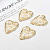 Peach Heart Love Pendant DIY Earring Accessory