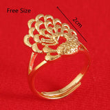Peacock Ring For Women Wedding Bridal Engagement Rings