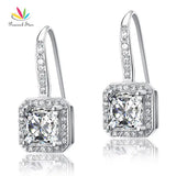 925 Silver Dangle Bridal Wedding Earrings CFE8047