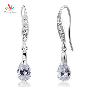 Sterling Silver Dangle Drop Earrings for Wedding