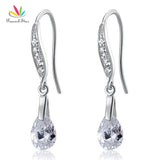 Sterling Silver Dangle Drop Earrings for Wedding