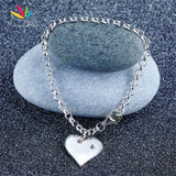 925 Silver Dangle Heart Bracelet for Kids