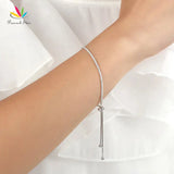 925 Silver Bracelet Adjustable Birthday Bridesmaid CFB8023