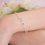 925 Silver Cross Bracelet Religious & Wedding Gift