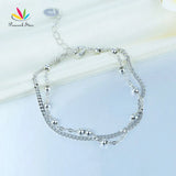 925 Silver Bracelet Dangle Ball Bridesmaid Wedding Gift