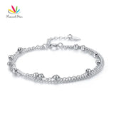 925 Silver Bracelet Dangle Ball Bridesmaid Wedding Gift