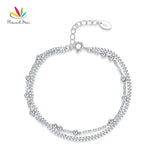 925 Silver Bracelet Dangle Ball Bridesmaid Wedding Gift