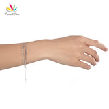 925 Silver Bracelet Dangle Ball Bridesmaid Wedding Gift
