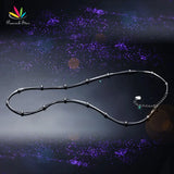 Solid 925 Sterling Silver Chain Necklace Stylish Jewelry