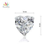 925 Silver Heart Pendant Necklace for Wedding