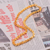 Peacock Tail Necklace Ethiopian Eritrea Chain Thin Link Chain