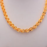 Peacock Tail Necklace Ethiopian Eritrea Chain Thin Link Chain
